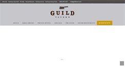 Desktop Screenshot of guildtavern.com